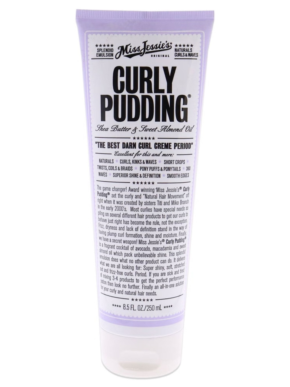 Miss Jessie's Curly Pudding Curl Creme - Lavender Tube